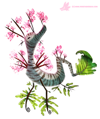 Illustration for article titled These Stunning Illustrated Sea Dragons Are Part Fish and Part Tree